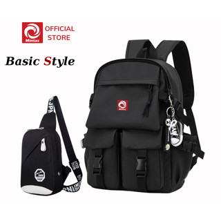 Combo Balo + Túi Đeo Chéo Thời Trang Siêu Ưu Đãi. Balo MT84 Thời Trang nam nữ vải chống thấm