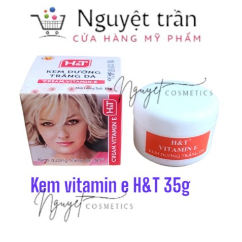 (combo 2 hộp) Kem trắng da vitamin e H&T trắng da