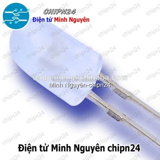 [50 CON] (TK1) Led 5mm Oval màu TRẮNG