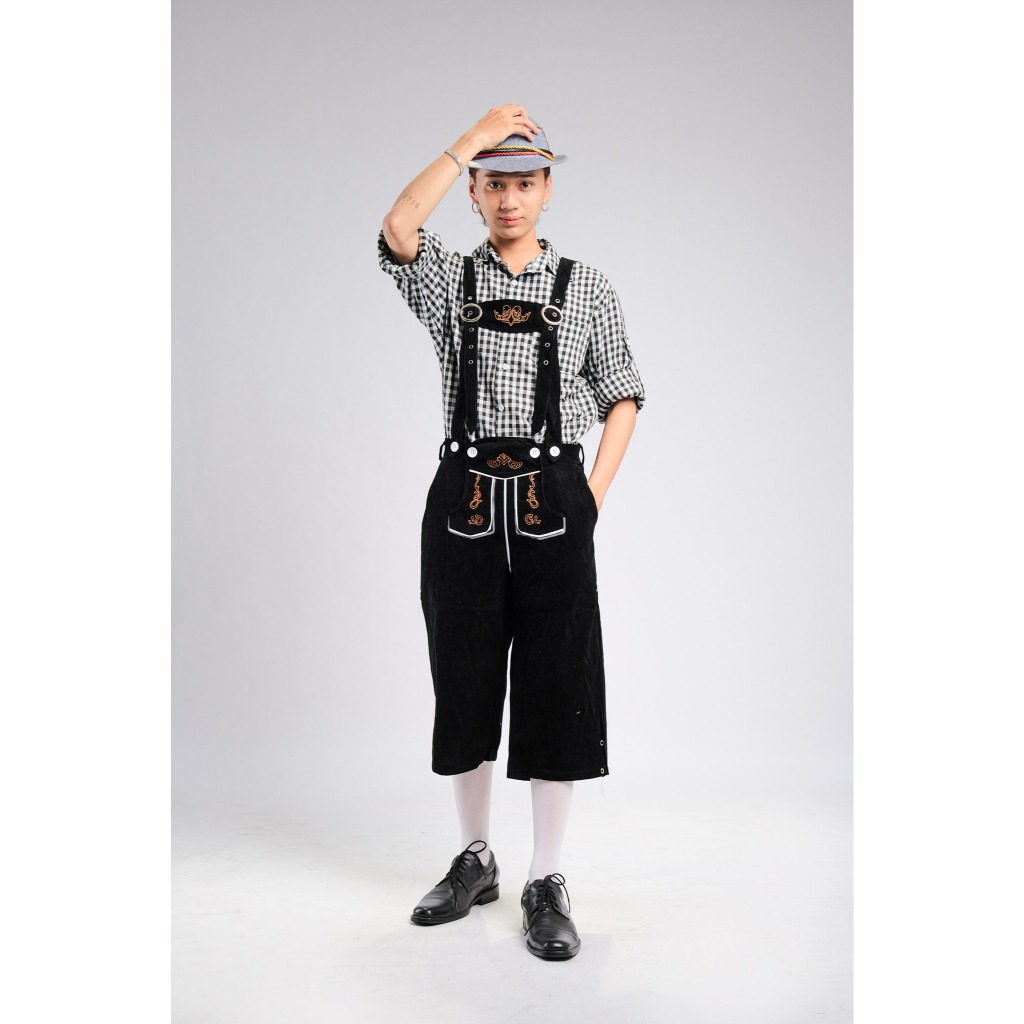 Trang Phục Bia Đức Cho Nam - Đen, Hoá Trang Bia Đức, Trang Phục Hoá Trang