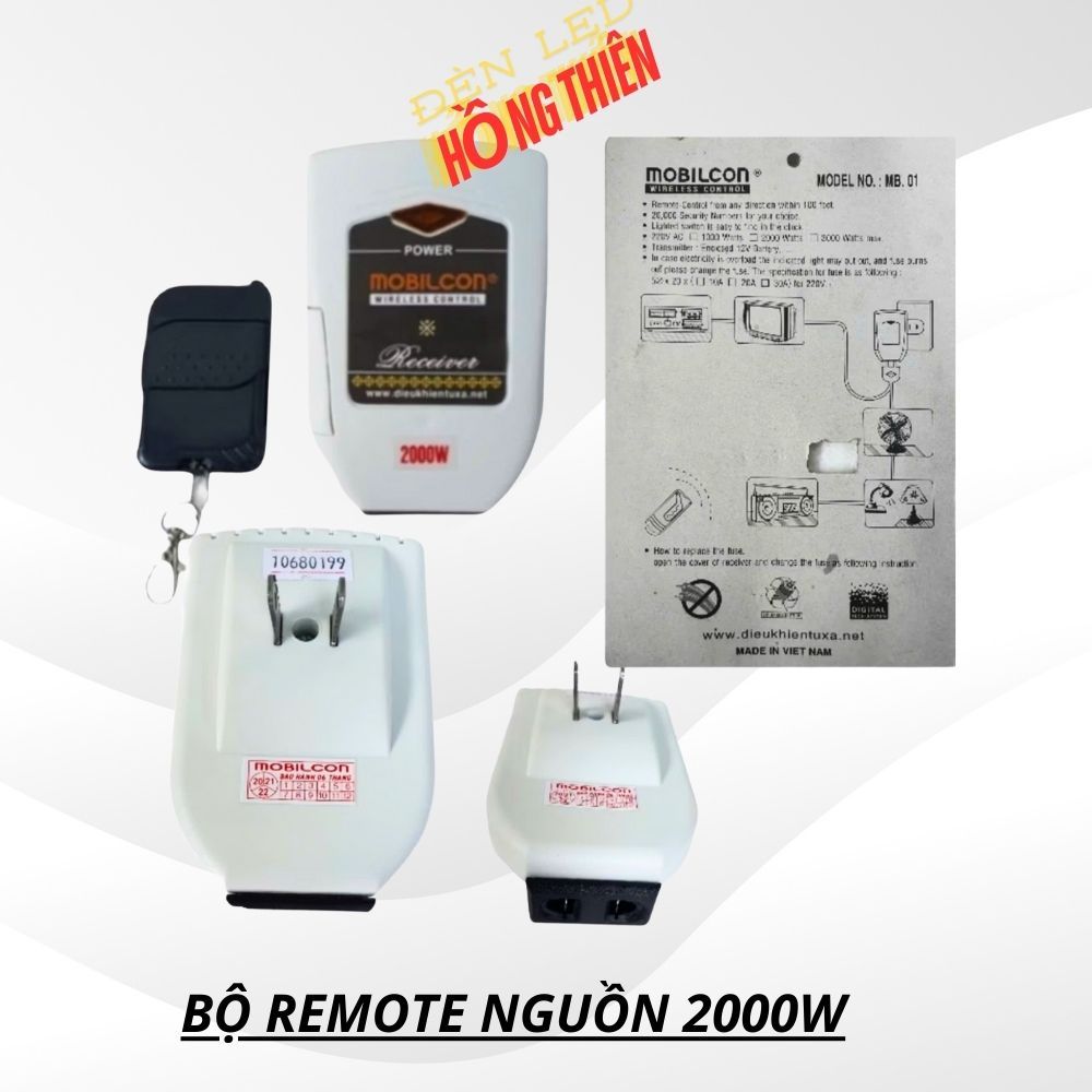 Bộ Remote Nguồn MOBILCON 1200w -2000w