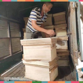 [HÀNG ĐẸP GỖ TỐT]   Thùng Nuôi Ong Mật Gỗ Gạo