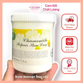    Loại cao cấp kem massage hoa cúc   Kem massage mặt Hoa Cúc hũ 500g cho spa 