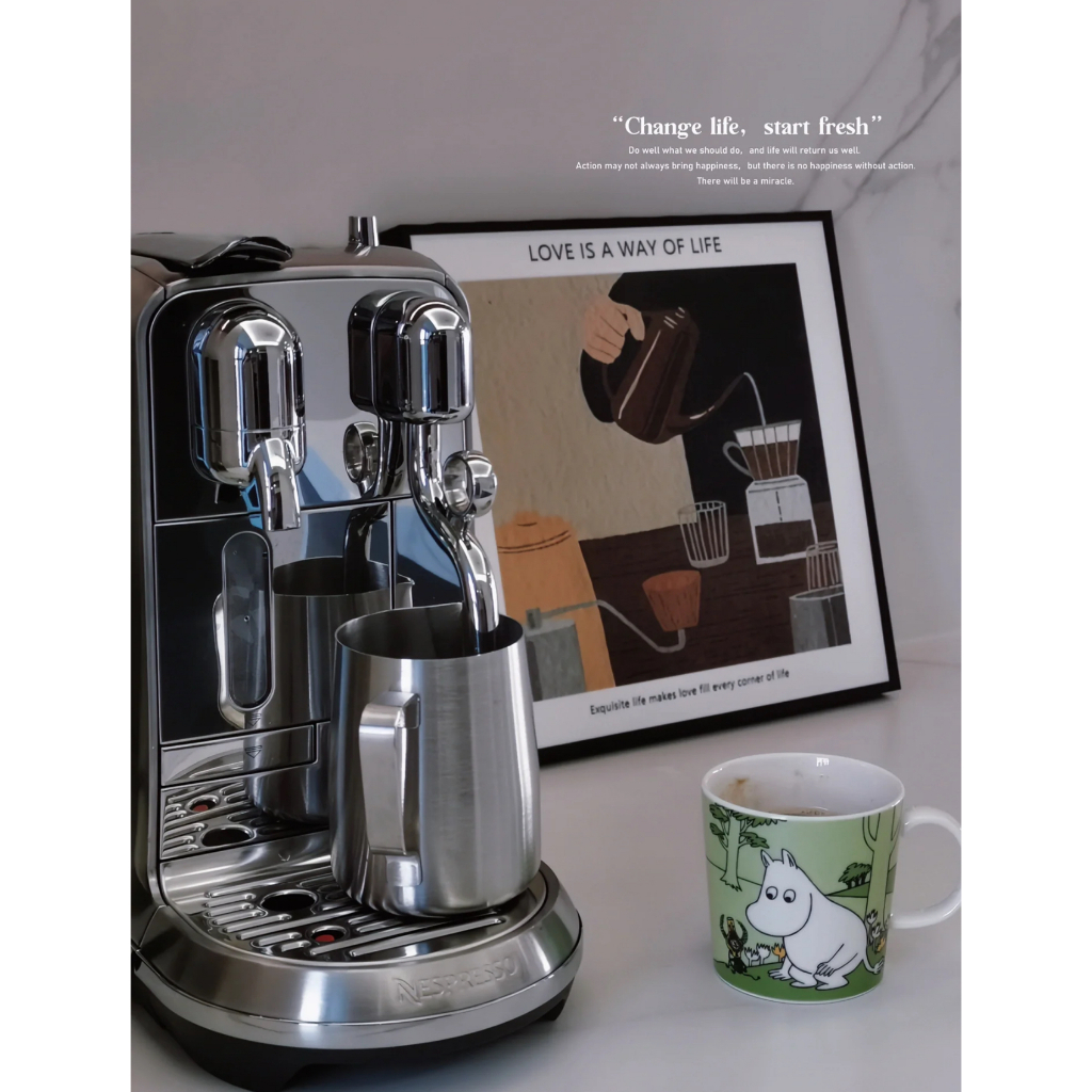 Máy pha cafe tự động Nespresso chính hãng dạng viên nén Capsule Creatista PlusJ520, đánh bông sữa tặ