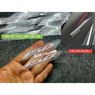 TEM SỐ 150i Sh CAO CẤP (1 CẶP)