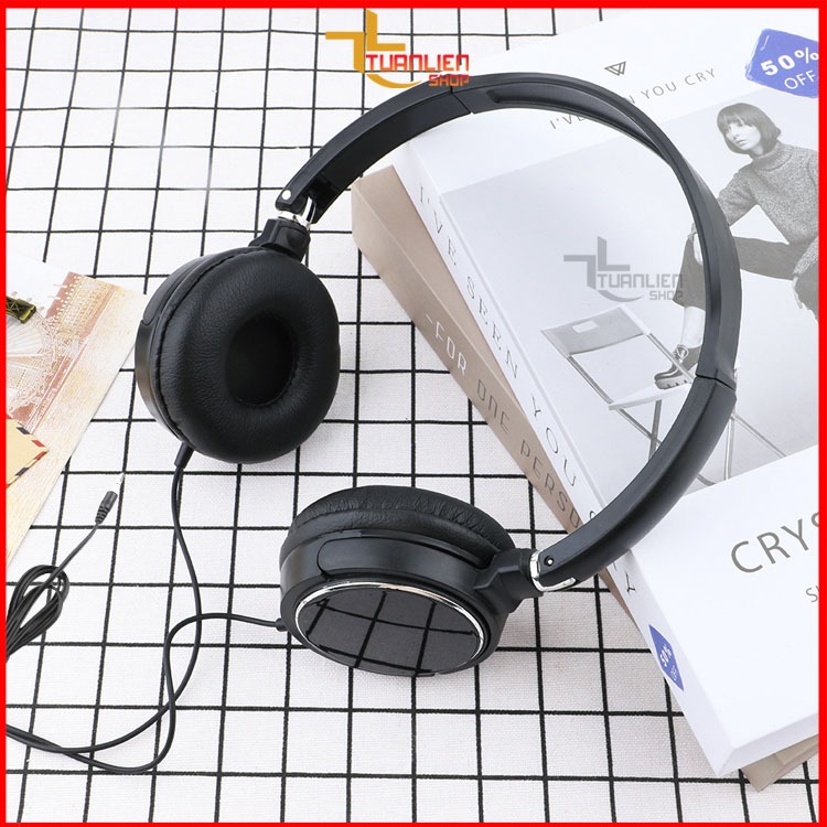 Tai nghe chụp tai kiểu dáng Hàn Quốc, có thể xếp gọn