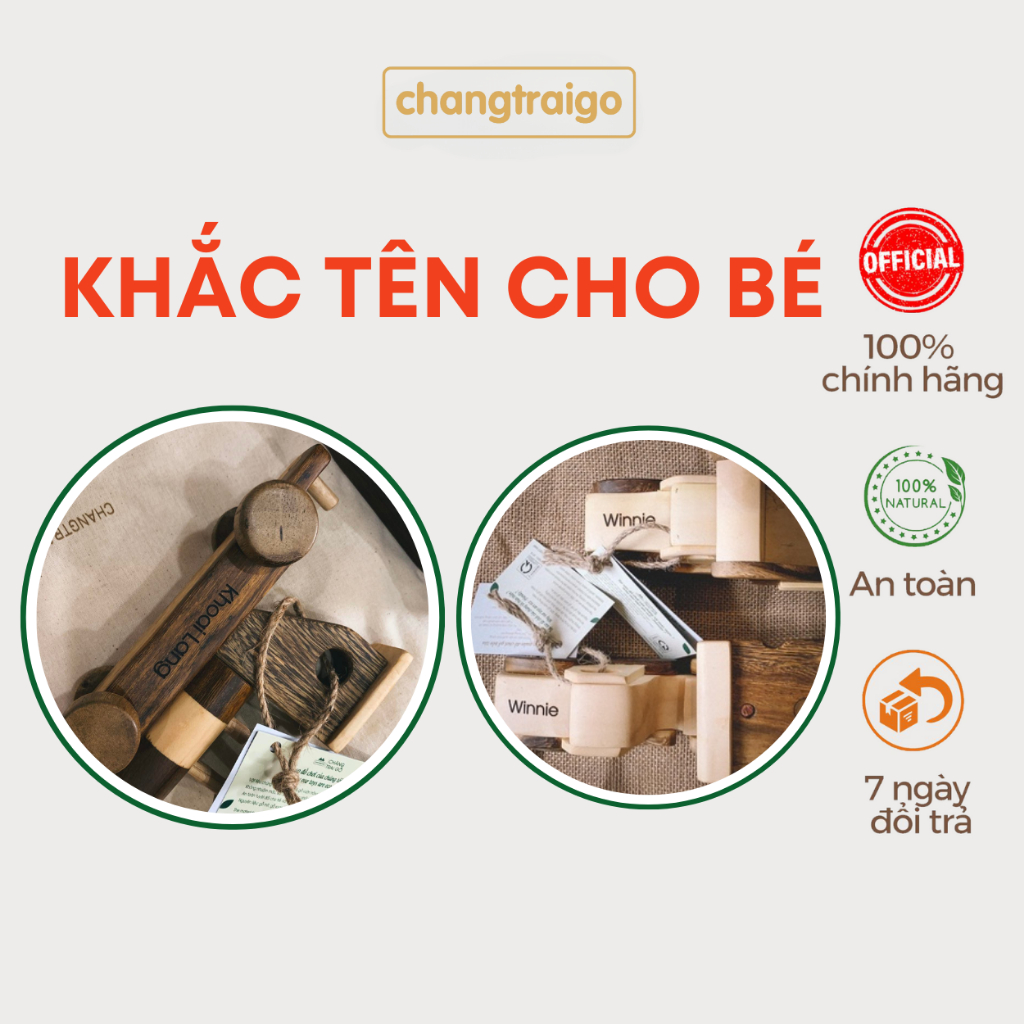 Khắc Tên Sản Phẩm Trên Đồ Chơi Gỗ Không Phai Chữ Lưu Giữ Kỷ Niệm Lâu Dài In laser Hiện Đại Chàng Trai Gỗ