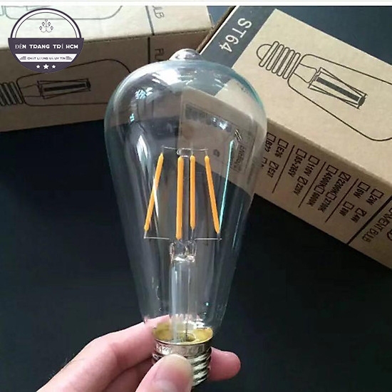 Đèn led Edison ST64, BÓNG ĐÈN LED TRANG TRÍ