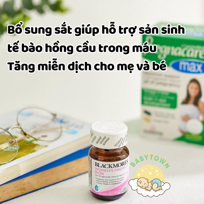 Sắt Bầu Blackmores 30 viên Úc