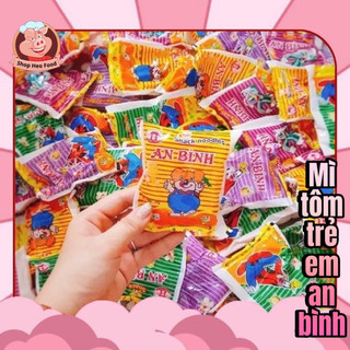  Sỉ thùng 200 Gói Mì Tôm Trẻ Em An Binh mì ăn vặt tuổi thơ 