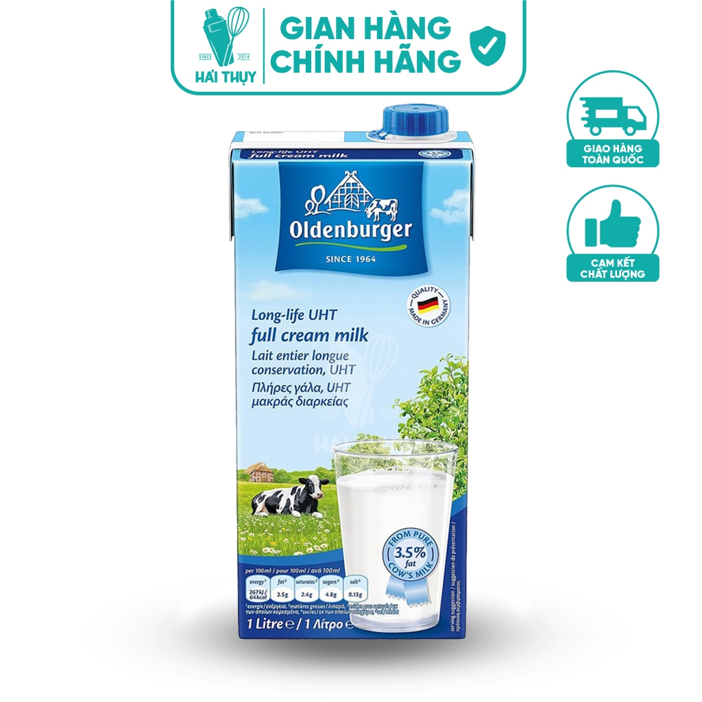 Sữa Tươi Oldenburger Đức 1L