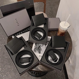 Sét ví và thắt lưng pedro cho nam hàng full hộp túi giấy( giao ngẫu nhiên k chọn mẫu)