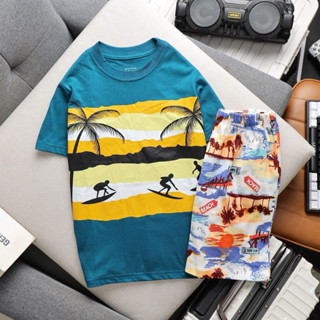 Đồ Bộ Thun Cotton Bé Trai VNXK size 23kg...58kg