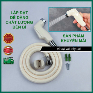  Bộ xịt vệ sinh nhựa bộ vòi xịt toilet vòi xịt vệ sinh tăng áp nhựa 