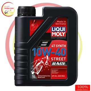 Nhớt Liqui Moly Synth 4T Street Race 10W40 Tổng hợp 100% dành cho xe số, tay côn