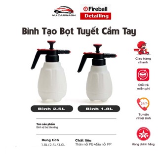  Bình Xịt Bọt Tuyết Cầm Tay 1.8 2.5L - Tạo Bọt Rửa Xe Ô Tô Xe Máy 3 Chế Độ Điều Chỉnh Có Khóa  