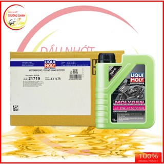 Thùng Nhớt Liqui Moly Molygen Scooter 10W40 bình 1L tổng hợp 100% chuyên dành cho xe ga
