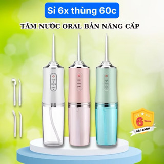 Máy tăm nước Oral Irrigator 6886A vệ sinh răng miệng tặng kèm 4 đầu phun
