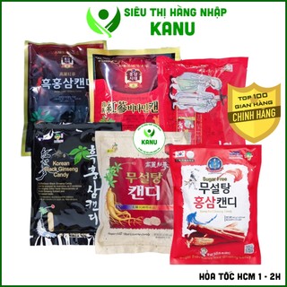  Các loại kẹo sâm Hàn Quốc cao cấp  hồng sâm hắc sâm sâm vitamin sâm không đường  đồ ăn vặt ngon rẻ 