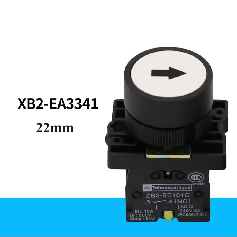 Combo 10 Nút ấn mũi tên chỉ hướng phi 22mm - Nút nhấn nhả chỉ chiều lên xuống
