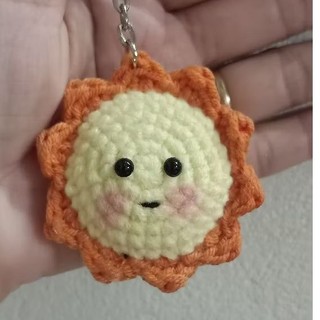 Móc khoá đôi Trái Đất và Mặt Trời - Móc khoá handmade
