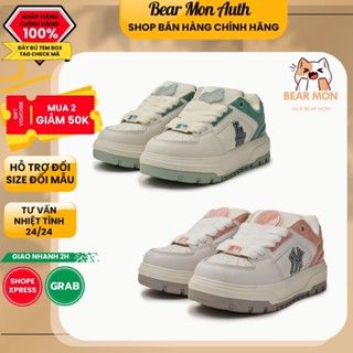 Giày Thể Thao MLB Chunky Liner Wide Saffiano Los Angeles Dodgers New York Yankees 3Asxcwn4N Màu Hồng Xanh