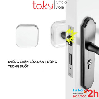 Miếng Silicone - Taky, Trong Suốt Dán Tường, Chống Va Đập Cánh Cửa và Đồ Vật, Tiện Dụng Trong Gia Đình, VP. 1700 Vuông