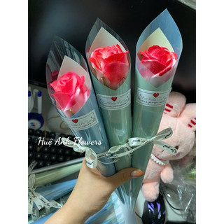 Hoa sáp ốc quế Hàn Quốc GALAXY THẠCH (COMBO 5 BÔNG)