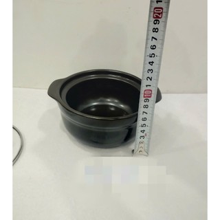 nồi đất nắp kiếng 0.5L dùng kho cá, thịt ( 17.5 x 12 x 7 cm)