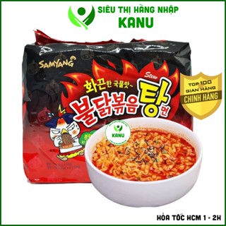 Lốc 5 gói mì cay nước Samyang Hàn Quốc 725g, ăn vặt vừa ngon vừa rẻ