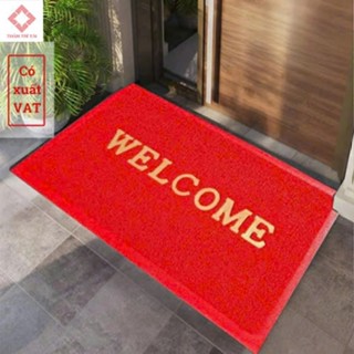Thảm Nhựa Chùi Chân  WELCOME Chống Trơn, Trượt Cao Cấp, Cỡ Đại  80*120cm để sảnh phòng khách để sảnh