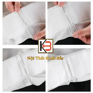 combo Móc rèm chữ S , móc rèm 3 chạc ,rèm kéo may chiết ly