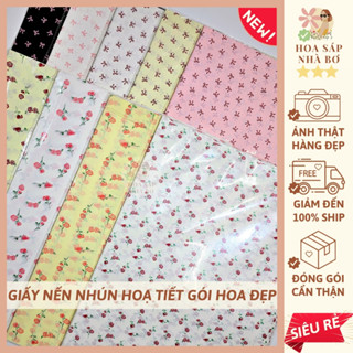 [SỈ LẺ RẺ] 20 giấy nến nhún 50x70 hoạ tiết không thấm gói hoa trang trí handmade - Hoa Sáp Nhà Bơ