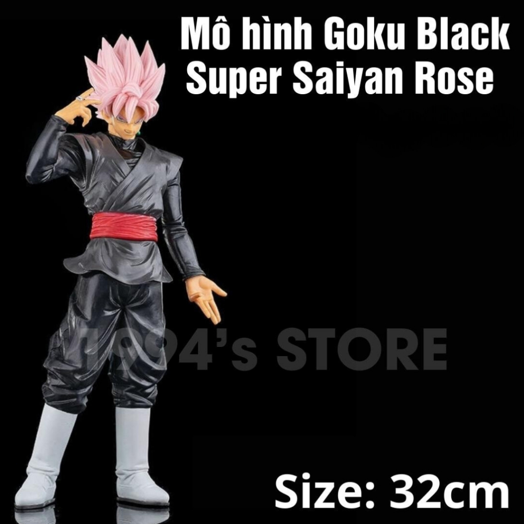 Mô hình Goku Black Super Saiyan Rose (SSR Goku Black / Black Goku Rose), cực chi tiết, mô hình 7 viê