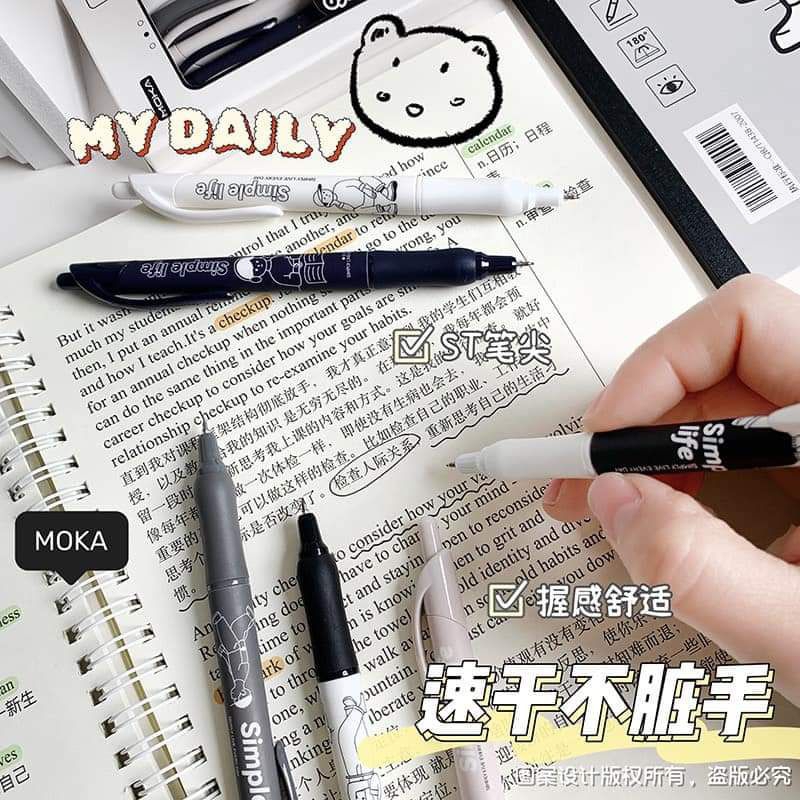 ✍️✍️BÚT Moka Simple Life 0.5mm