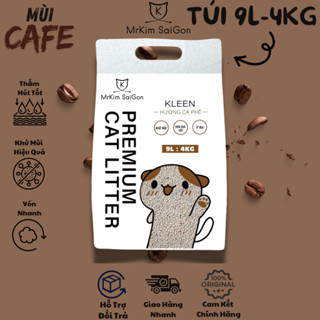 Cát Vệ Sinh Cho Mèo 9L ( Bao Bì Mới) - Cát Mèo Vệ Sinh Khử Mùi Diệt Khuẩn Premium Cat Litter