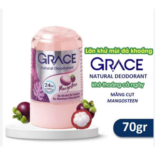 [Hàng chính hãng] Lăn khử mùi đá khoáng Grace Thái Lan - MĂNG CỤT