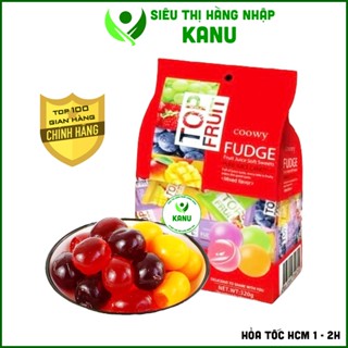 [4 vị chính hãng] Kẹo thạch trái cây Top Fruit Fudge Cowy 280g siêu ngon