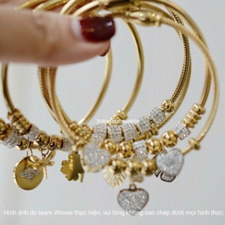 Vòng tay nữ Charm Pandora Titan Naky charm Khóa Nam Châm