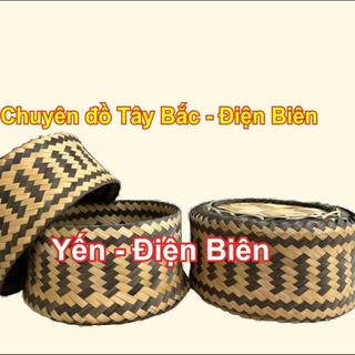 Ếp khẩu; Cóng khẩu (dùng đựng xôi) - Sản phẩm đan tre thủ công người dân tộc Thái