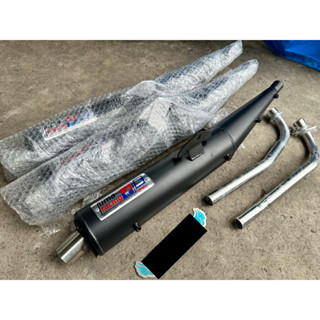 Pô Uma họng Inox 42mm móc sẵn tặng cổ Sirius, Wave (không tiêu)