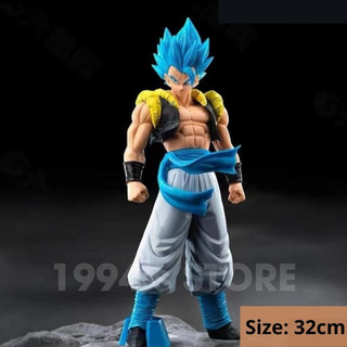 Mô hình Dragon Ball Gogeta cao 32cm cực ngầu, cực chi tiết, mô hình 7 viên ngọc rồng Vegeta x Goku, Gogeta SSJ Blue SSJ2