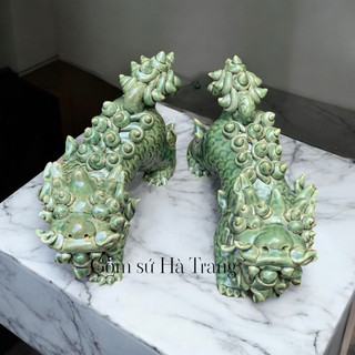 Đôi nghê phong thuỷ  Gốm sứ Bát Tràng