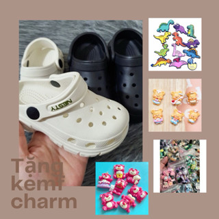 [Tặng sticker] Dép sục cross Nesty hàng Việt Nam mẫu trơn cho bé NE01