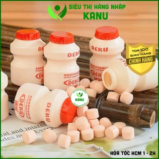   Lẻ  Một lọ kẹo sữa chua yakult viên nén khô Deku 8g đồ ăn vặt ngon rẻ 