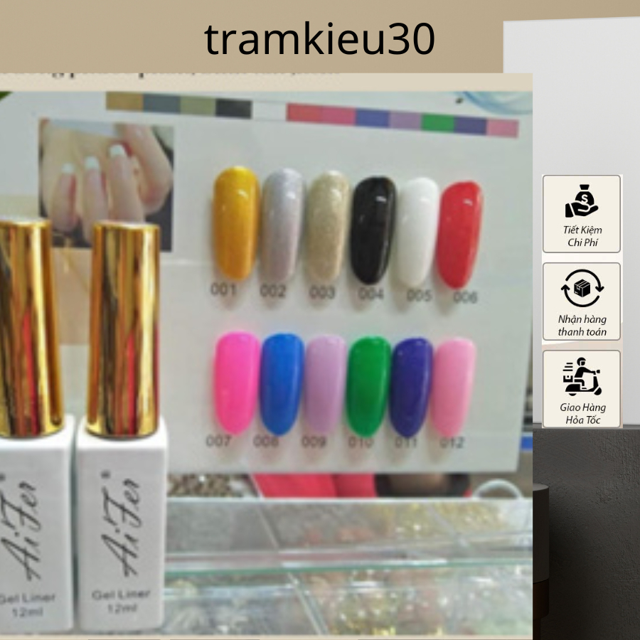 Cọ Nét Gel AIFER 15ml tramkieu30