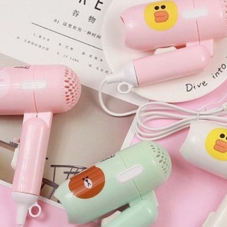 ❣️Máy Sấy Tóc Mini Icon Siêu Kute ❣️2 Chế Độ Gấp Gọn Vỏ nhựa cứng cao cấp