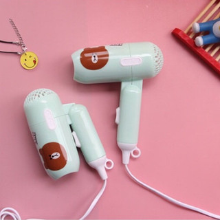 ❣️Máy Sấy Tóc Mini Icon Siêu Kute ❣️2 Chế Độ Gấp Gọn Vỏ nhựa cứng cao cấp