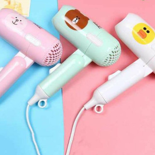 ❣️Máy Sấy Tóc Mini Icon Siêu Kute ❣️2 Chế Độ Gấp Gọn Vỏ nhựa cứng cao cấp
