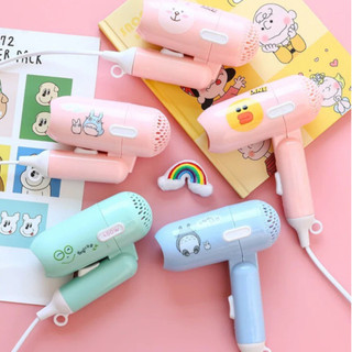 ❣️Máy Sấy Tóc Mini Icon Siêu Kute ❣️2 Chế Độ Gấp Gọn Vỏ nhựa cứng cao cấp